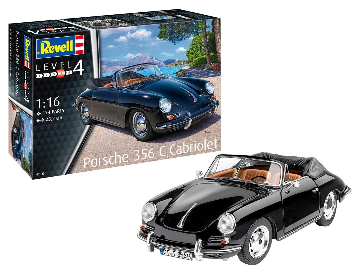 Revell 1/16 Porsche 356 C Carbriolet 1 Revell 1/16 Porsche 356 C Carbriolet