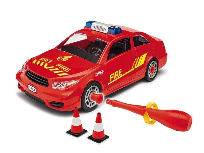 Revell Junior Kit Fire Chief Car 1 Revell Junior Kit Fire Chief Car