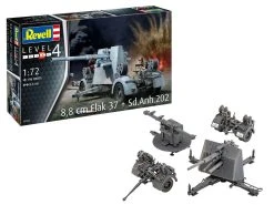 Revell 1/72 8.8 Cm Flak 37 + Sd.Anh.202