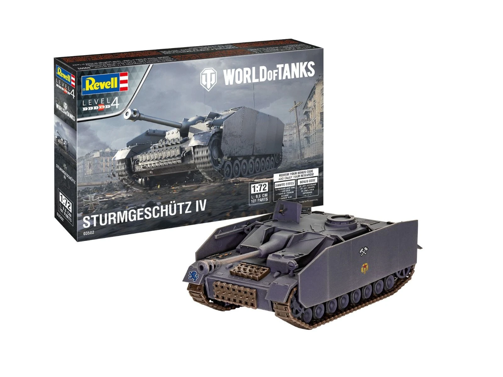 Revell 1/72 World Of Tanks Sturmgeschütz IV 1 Revell 1/72 World Of Tanks Sturmgeschütz IV