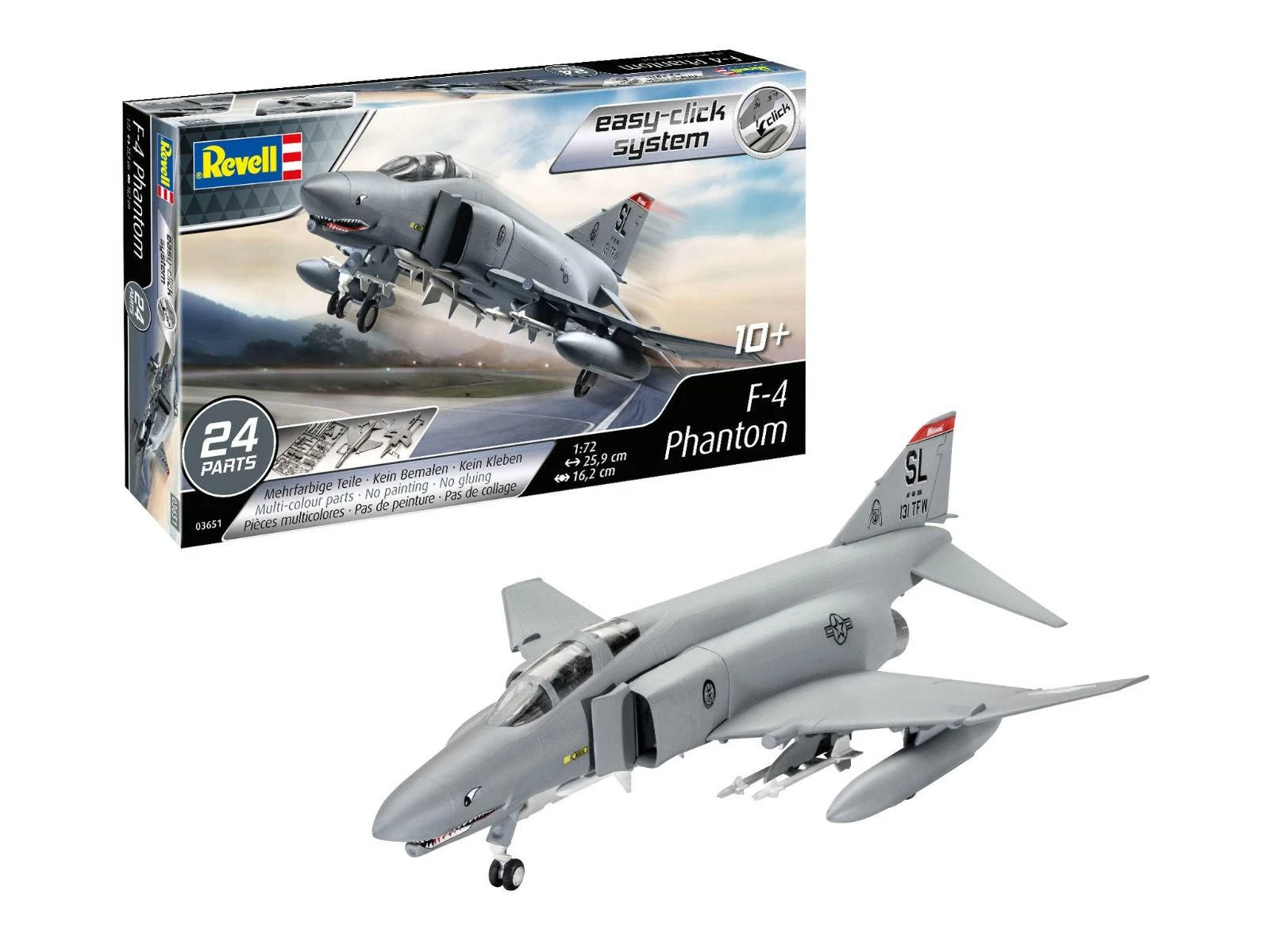 Revell 1/72 F-4 Phantom - Easy Click 1 Revell 1/72 F-4 Phantom - Easy Click