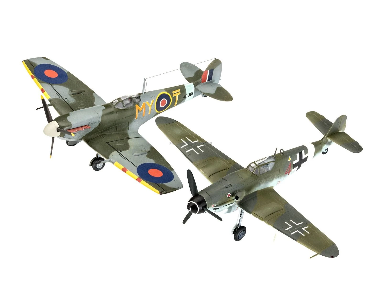Revell 1/72 Messerschmitt BF109 G-10 & Spitfire Mk. V 1 Revell 1/72 Messerschmitt BF109 G-10 & Spitfire Mk. V