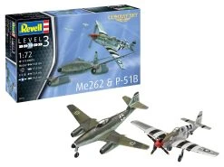 Revell Me262 & P-51B Combat Set -Revell winkel 03711 4