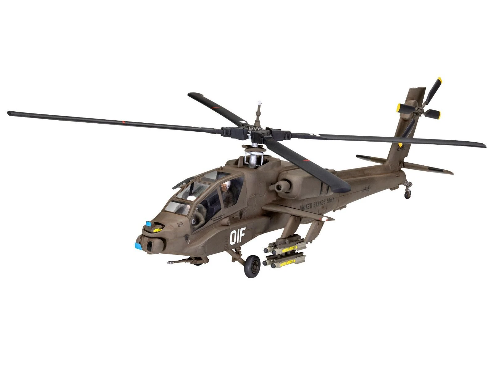 Revell 1/72 AH-64A Apache Model-set 2 Revell 1/72 AH-64A Apache Model-set - Afbeelding 2