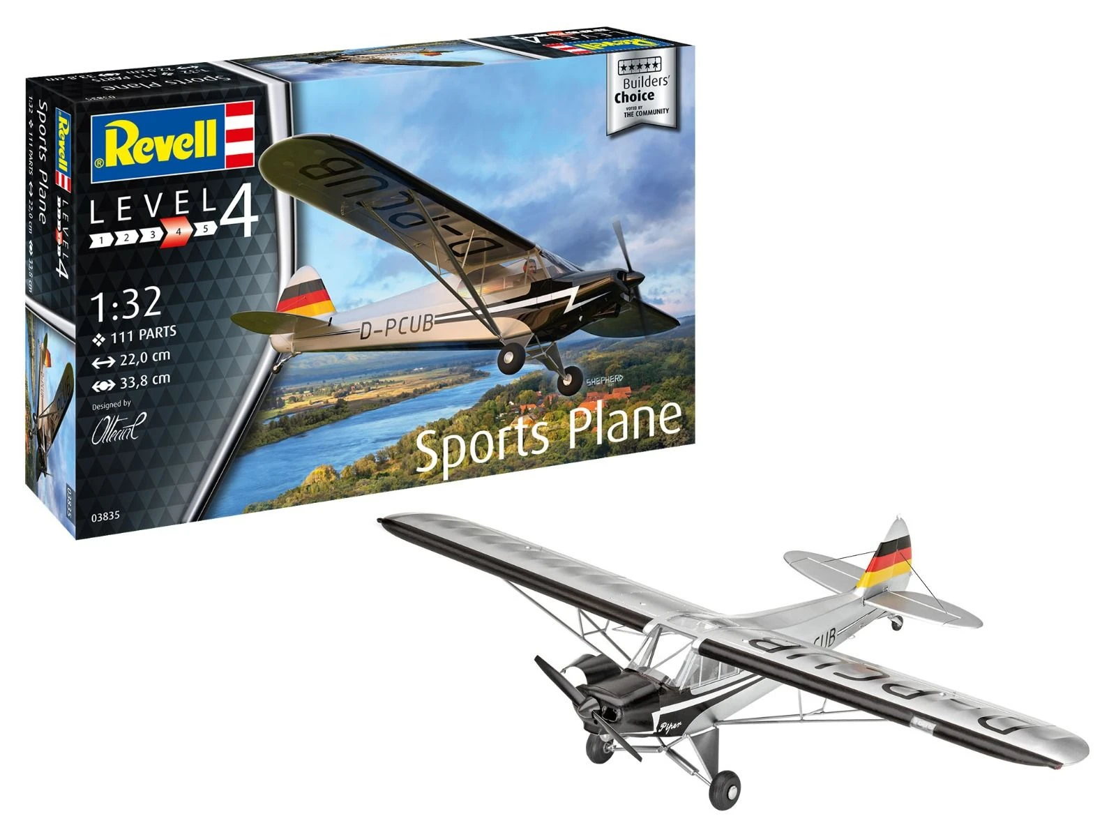 Revell 1/32 Sports Plane Model-set 1 Revell 1/32 Sports Plane Model-set