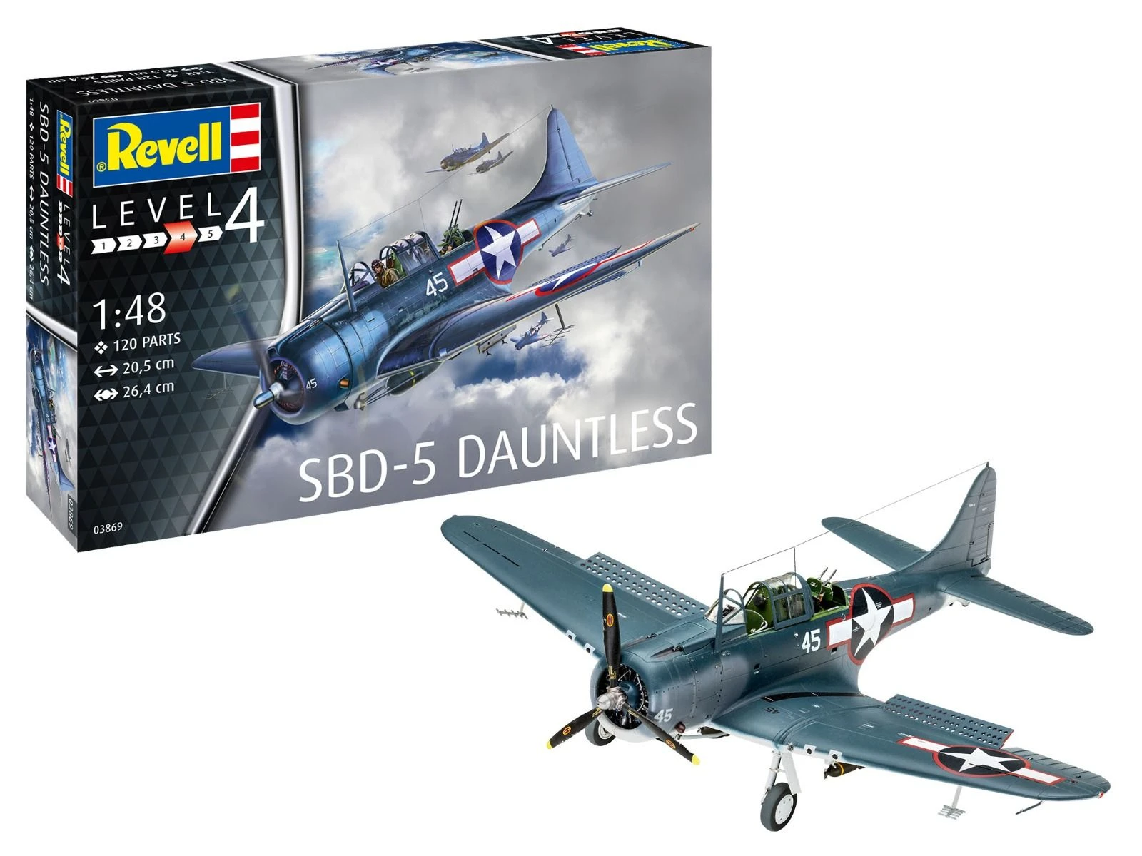 Revell 1/48 SBD-5 Dauntless 2 Revell 1/48 SBD-5 Dauntless - Afbeelding 2