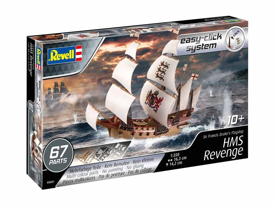 Revell 1/350 HMS Revenge - Easy-Click Geschenkset 1 Revell 1/350 HMS Revenge - Easy-Click Geschenkset
