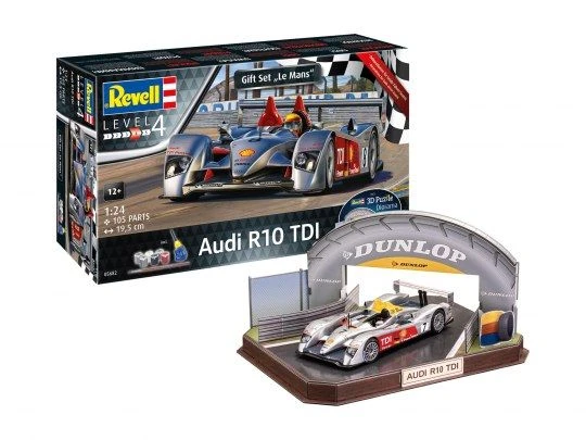 Revell 1/24 Audi R10 TDI Gift Set ''Le Mans'' Incl. 3D Diorama 6 Revell 1/24 Audi R10 TDI Gift Set ''Le Mans'' Incl. 3D Diorama - Afbeelding 6