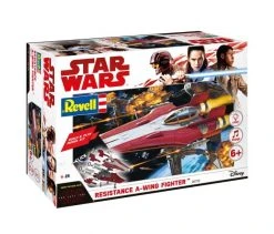 Revell 1/44 Resistance A-Wing Fighter, Red - Build And Play