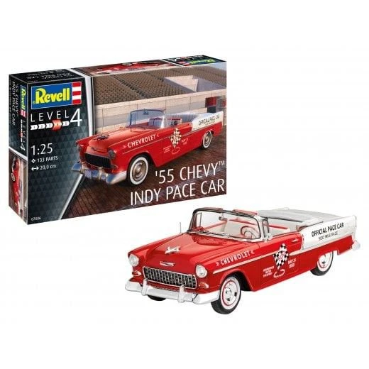 Revell 1/25 Indy Pace Car 1955 Chevy 1 Revell 1/25 Indy Pace Car 1955 Chevy