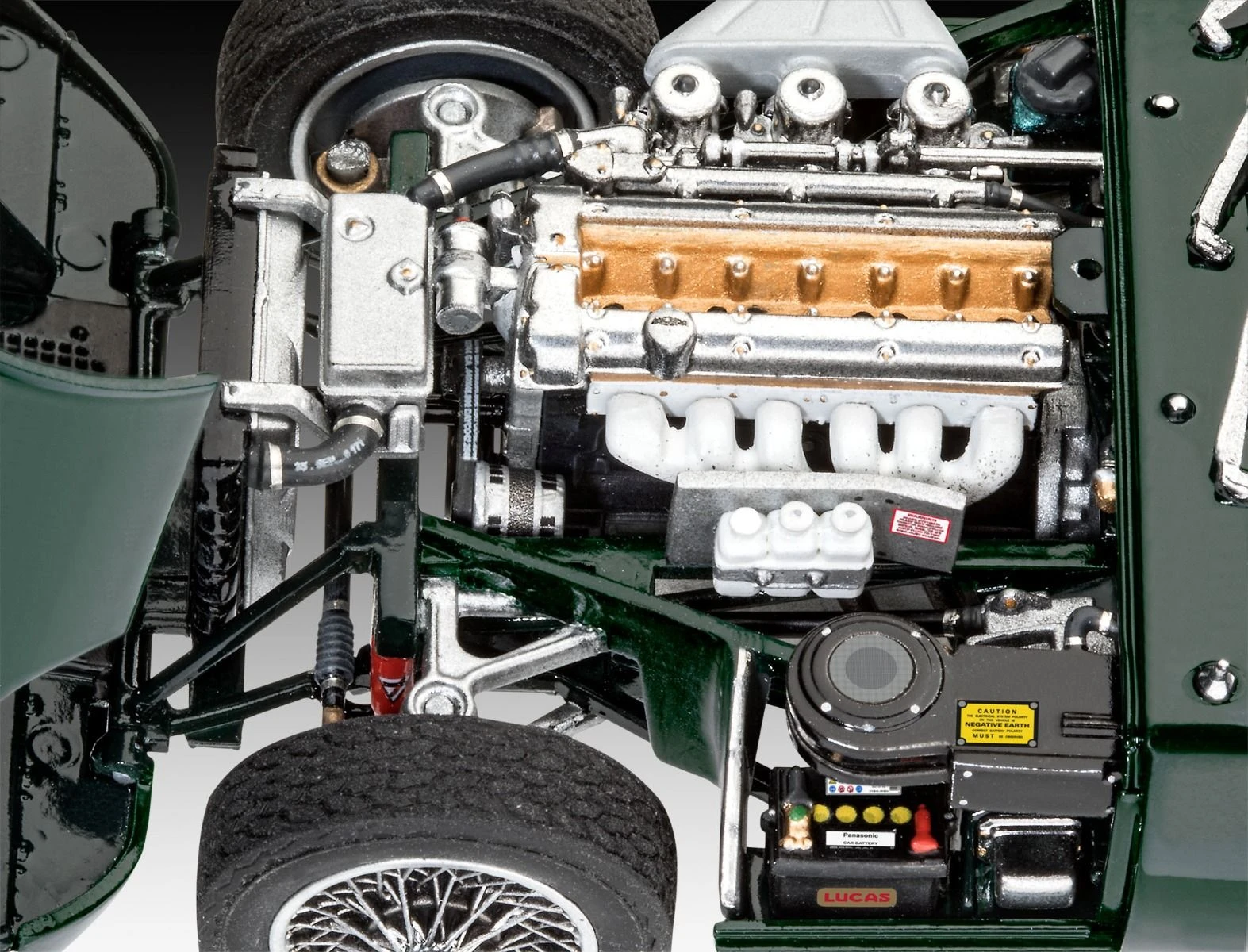 Revell 1/24 Jaguar E-Type Roadster Model-set 2 Revell 1/24 Jaguar E-Type Roadster Model-set - Afbeelding 2