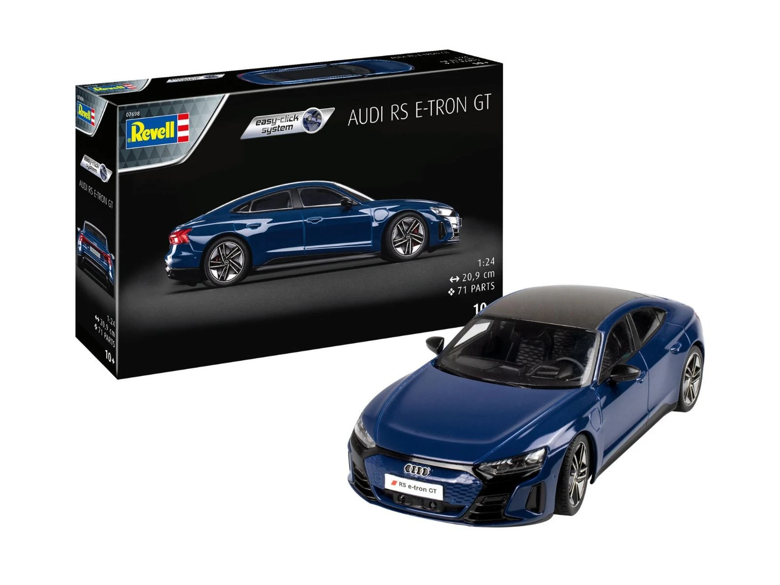 Revell 1/24 Audi RS E-Tron GT (Easy-Click System) 2 Revell 1/24 Audi RS E-Tron GT (Easy-Click System) - Afbeelding 2