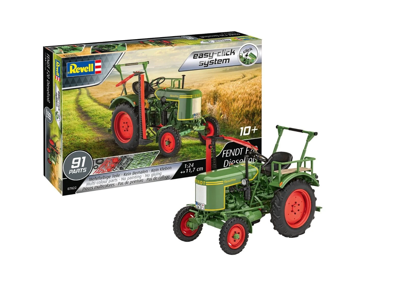 Revell 1/24 Fendt F20 Dieselross (Easy-click) Model-set 1 Revell 1/24 Fendt F20 Dieselross (Easy-click) Model-set