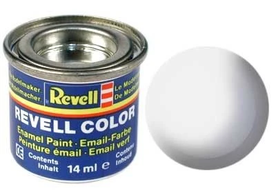 Revell Enamel NR.4 Wit Glanzend - 14ml 1 Revell Enamel NR.4 Wit Glanzend - 14ml