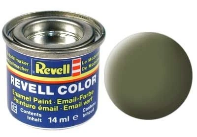 Revell Enamel NR.68 Donkergroen RAF Mat - 14ml 1 Revell Enamel NR.68 Donkergroen RAF Mat - 14ml