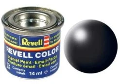 Revell Enamel NR.302 Zwart Zijdemat - 14ml