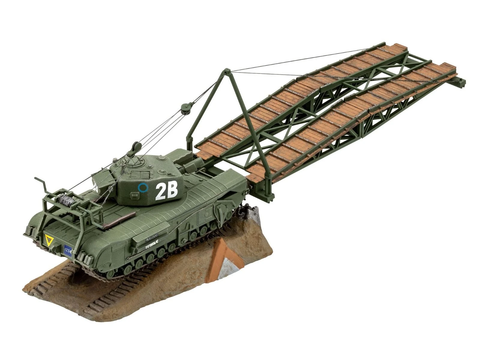 Revell 1/76 Churchill A.V.R.E. Model-set 2 Revell 1/76 Churchill A.V.R.E. Model-set - Afbeelding 2