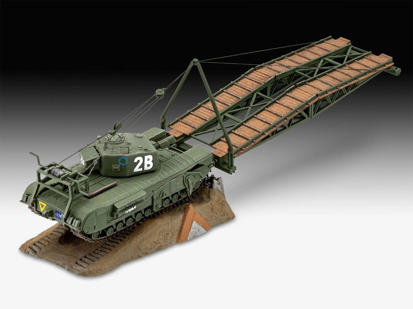 Revell 1/76 Churchill A.V.R.E. Model-set 3 Revell 1/76 Churchill A.V.R.E. Model-set - Afbeelding 3