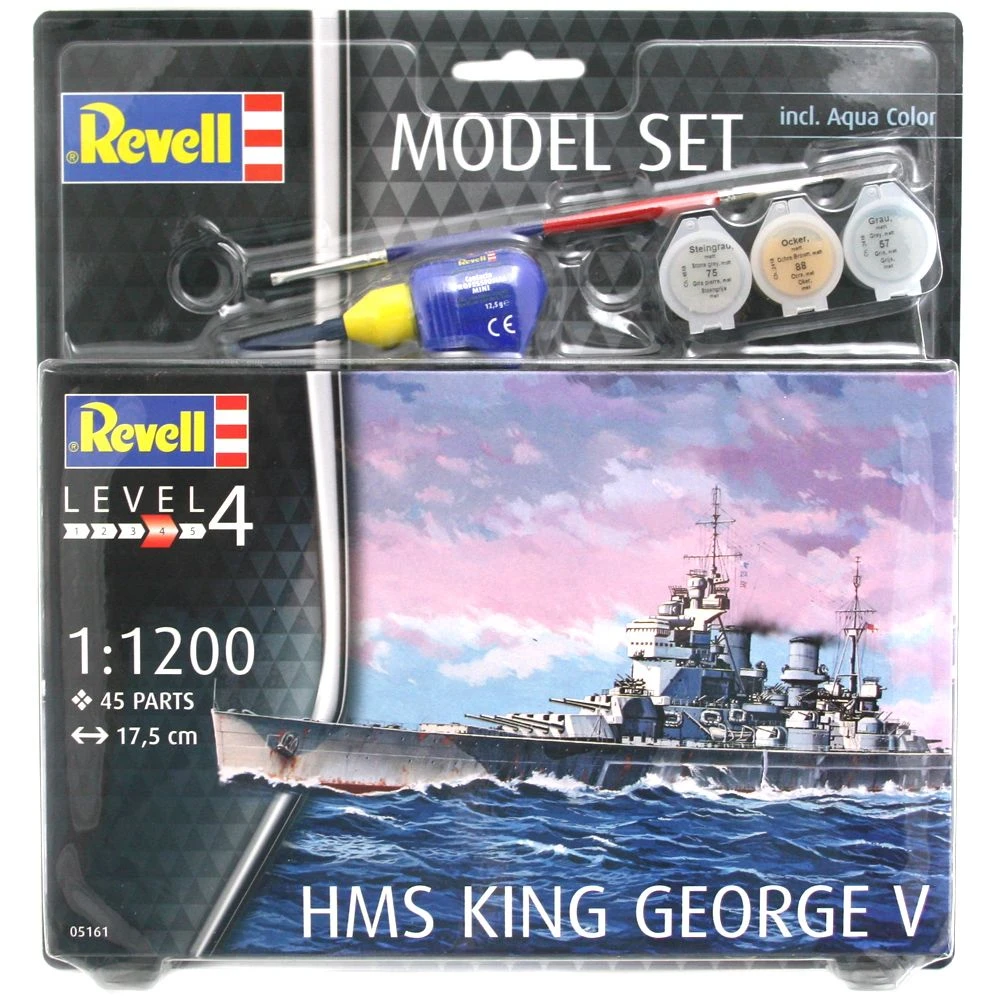 Revell 1/1200 HMS King George V - Model Set 1 Revell 1/1200 HMS King George V - Model Set
